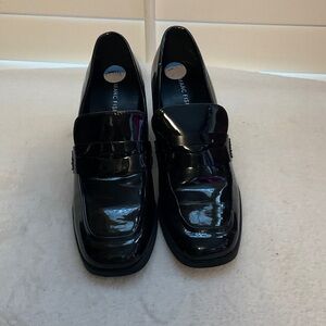 Marc Fisher Black Patent Loafers